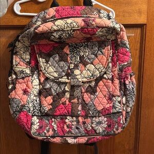Vera Bradley Floral Quilted Backpack